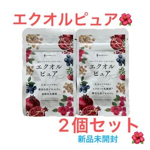 【半額以下】エクオルピュア 60粒 30日分 2個セット【新品未使用】