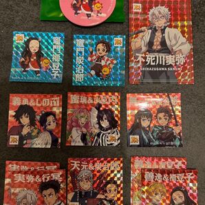コジマ 鬼滅の刃 ヒロアカ 限定カード シールセット 炭治郎 天元 不死川実弥 無一郎 しのぶ 義勇 実弥 行冥 善逸 禰豆子
