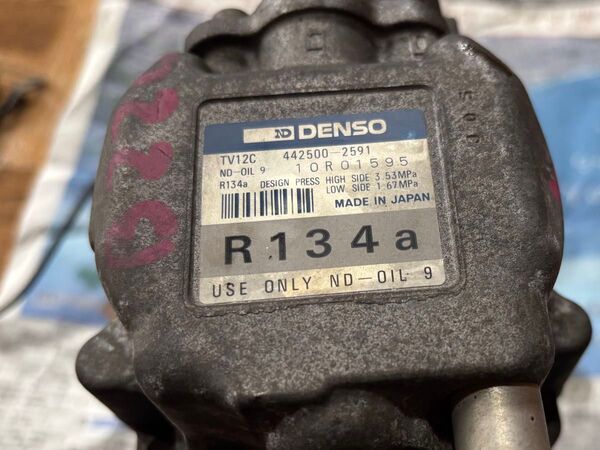 NA8C ロードスター,Vスペシャル,R134a,コンプレッサー 442500-2591 DENSO エアコンコンプレッサー