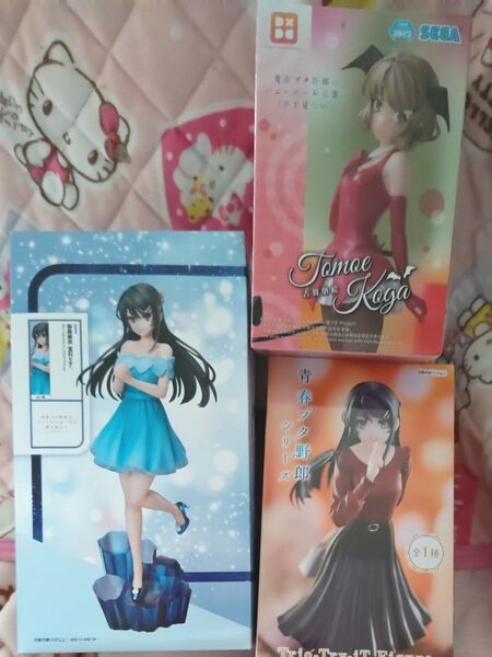 【新品未開封】青春ブタ野郎シリーズ フィギュア3体セット 桜島麻衣 古賀朋絵