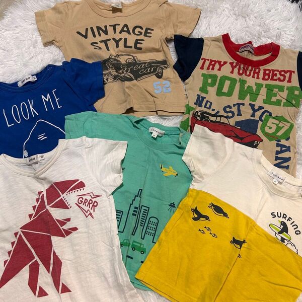男の子 半袖Tシャツ まとめ売り 90〜100cm