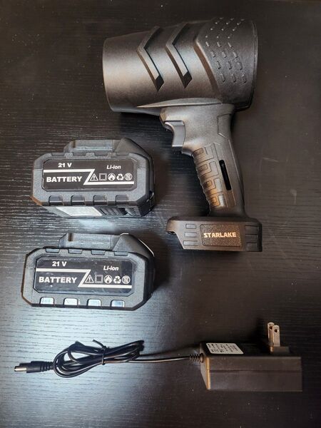 STARLAKE 21V 強力ブロワー バッテリー充電器セット