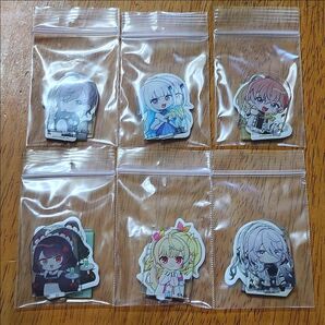にじさんじ チョコエッグプラス アクリルスタンド&ダイカットシール 6セット まとめ売り