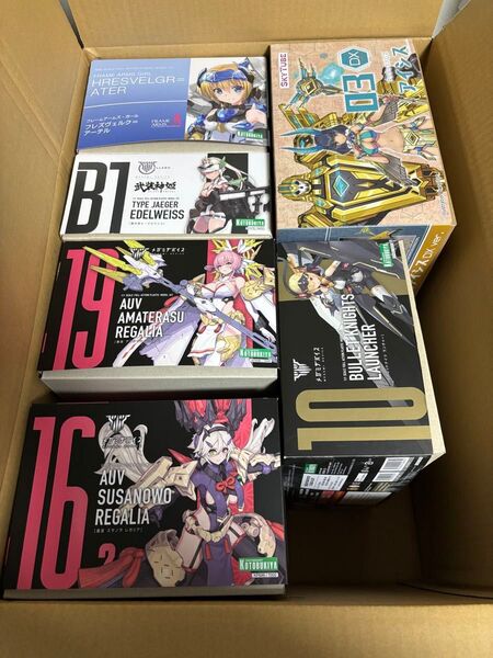 【最終値引き】メガミデバイス他美プラ引退品6点まとめ売り