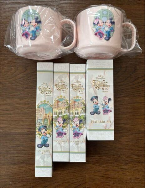 6点セット 東京ディズニーシー ファンタジースプリングス アメニティ ミッキー ミニー