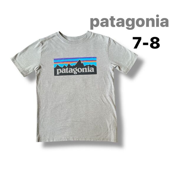patagonia Tシャツ グレー キッズ Sサイズ 7-8