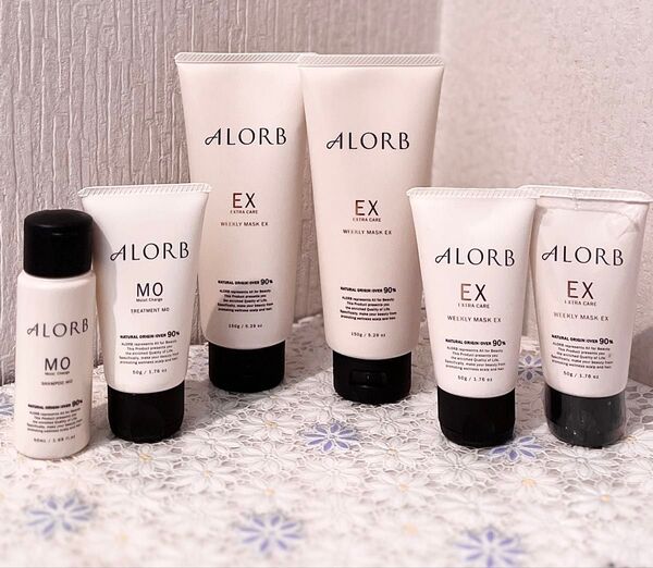 新品 アローブ ウィークリーマスクEX×4本とMOシャンプー&トリートメント ALORB ヘアトリートメント ヘアサロン専売品
