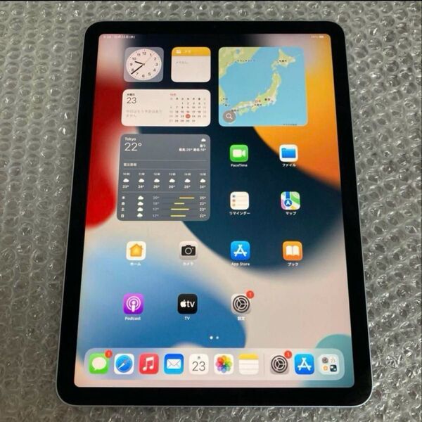★美品 Apple iPad Air 第4世代 64GB Wi-Fi バッテリー95% スカイブルー Apple Pencil付き