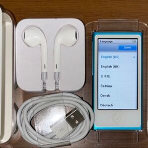 iPod nano 美品 第7世代16GB ブルー アップル ipod Apple Bluetooth