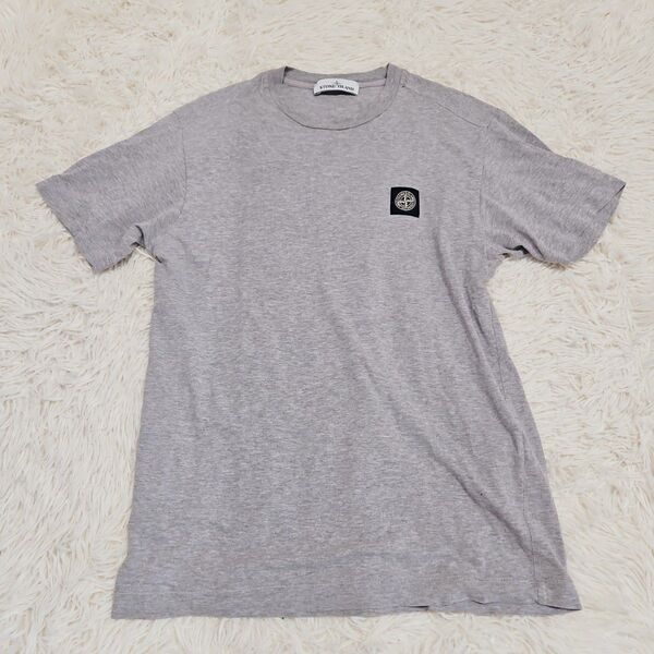 STONE ISLAND ストーンアイランド Tシャツ ロゴ 半袖 グレー