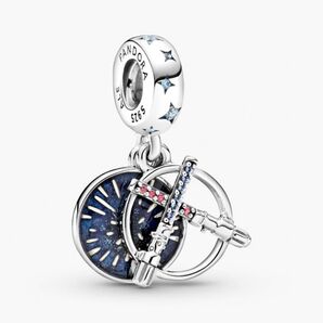 Pandora スターウォーズ ライトセーバー ダブルダングルチャーム