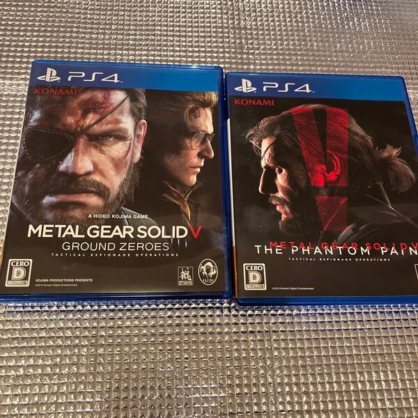 【PS4】 2点セット メタルギア ソリッド V グラウンド・ゼロズ、ファントムペイン