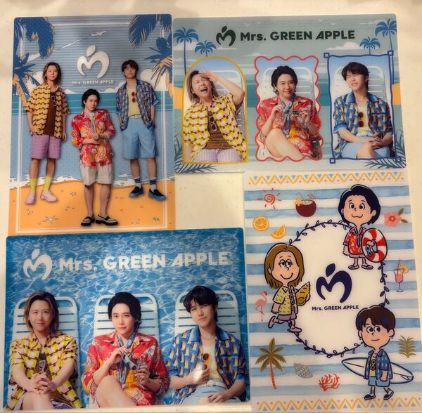 ミセスグリーンアップル ローソン限定 ビジュアルシート全4種 Mrs. GREEN APPLE
