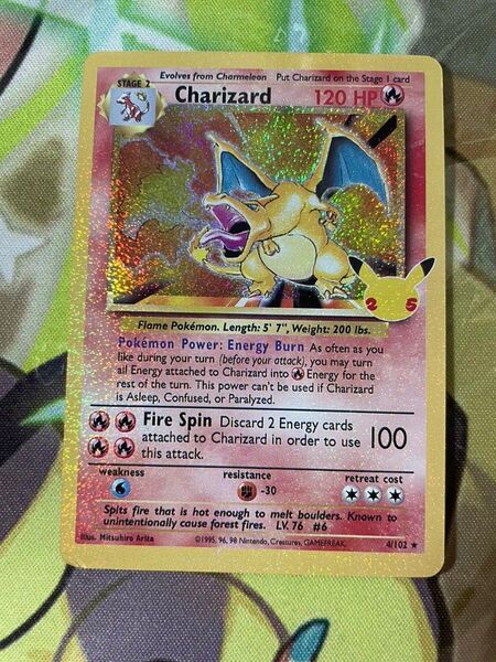 ポケモンカードゲーム リザードン 25th 英語版