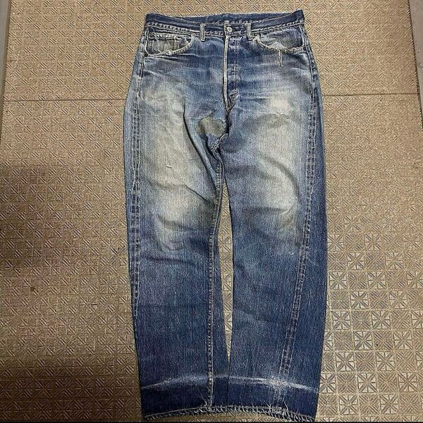 激レア LEVIS 501 初期BIGE 66前期 XXオリジナル ジーンズ デニム リーバイス USA製 ビンテージ