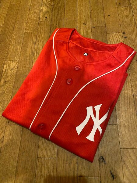 ニューヨークヤンキースベースボールシャツゲームNY赤野球レプリカユニフォームメジャーリーグMLB