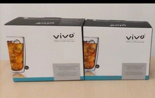 新品未使用 vivo ダブルウォールグラス 350ml 4個セット