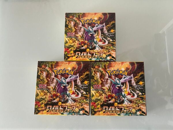 ワイルドフォース シュリンクなし 3BOX ペリペリ付き