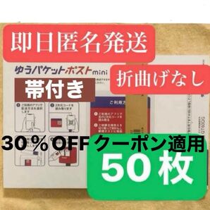 ゆうパケットポストmini 封筒 ゆうパケットポストミニ 50枚セット + お任せ折り紙