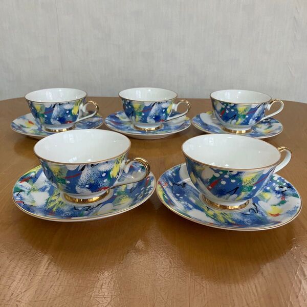 中古 コーヒコップ5客セット コーヒーカップ