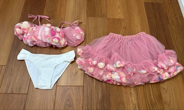 期間限定セール!チュアンピサマイ 水着 ビキニ 3点セット ピンク