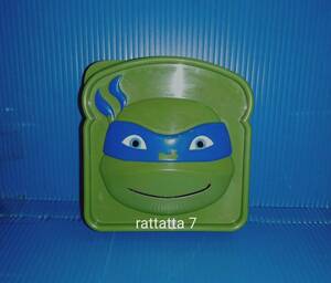 Teenage Mutant*Ninja Turtles* Sandwich Sav'R* Mu Tanto Ninja ta-toruz* Leonardo * sandwich * box * tapper *. present 