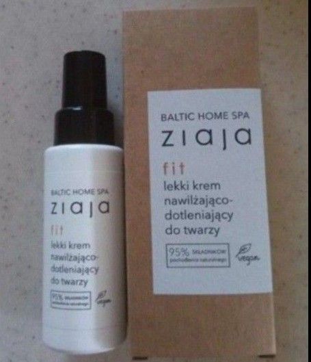 Ziaja Baltic home spa Fit ヴィーガン 保湿 酸素化 フェイスクリーム 50ml