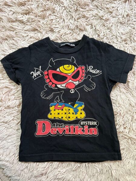 ★HYSTERIC MINI ヒスミニ Tシャツ★ 半袖Tシャツ HYSTERIC ブラック キッズ 半袖 Tシャツ