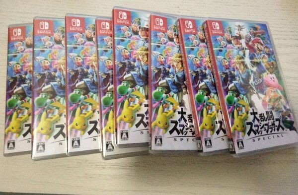 シュリンク付き!新品未開封 Switch 大乱闘スマッシュブラザーズSPECIAL 8本セット