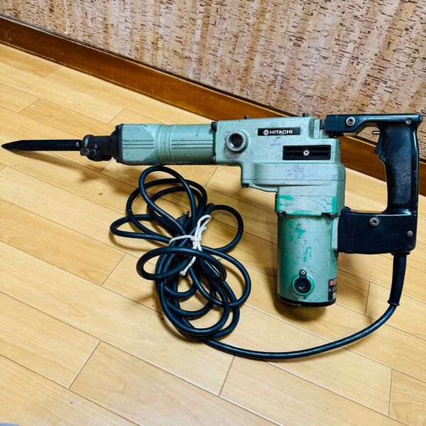 ハイコーキ(HIKOKI 日立工機 H55SB ハンマー動作OK 、チゼル付き ハンマドリル はつり ハンマードリル ハツリ
