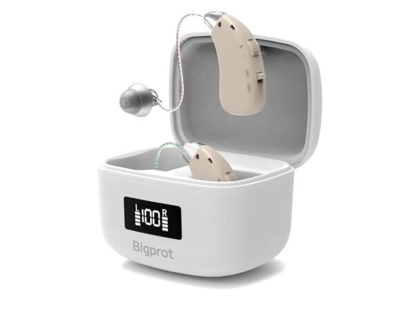 【2025年革新型正規品・簡単操作 】Bigprot楽ちんヒアリング充電式集音器