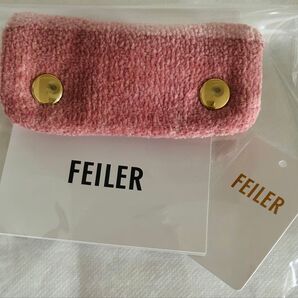 バッグハンドルカバー ピンク ユニ フェイラー バッグハンドル ハンドルカバー FEILER