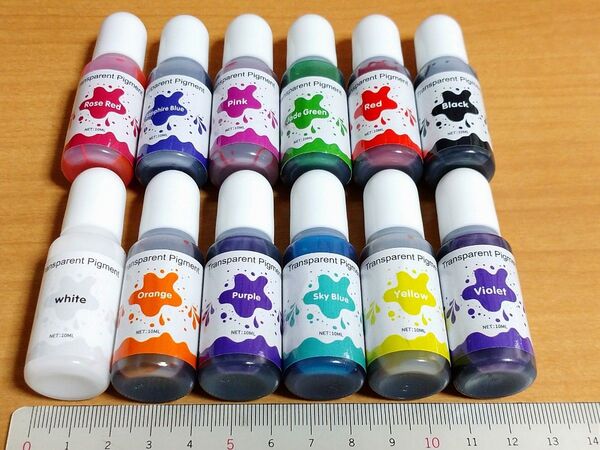 レジン液用 着色剤 10ml×12色