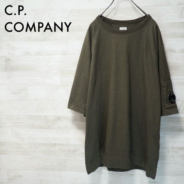 C.P. COMPANY Heavy Jersey Arm Lens Tee シーピーカンパニー 半袖 Tシャツ オーバーサイズ