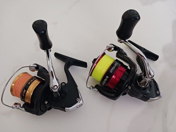 シマノ FX1000 シエナ2500 スピニングリール2台セット 美品