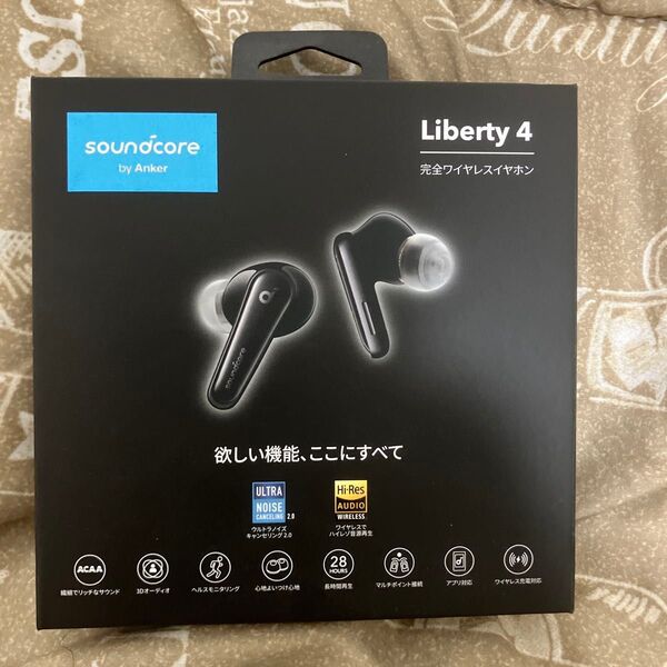 箱+付属品のみ Soundcore Liberty 4 A3953N11 ミッドナイトブラック