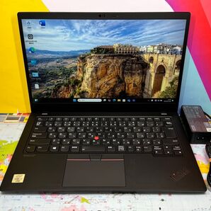 E08 美品 レノボ X1 Carbon 8th 16GB 第10世代 i7 ノートPC