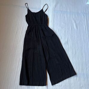 黒サロペット オールインワン