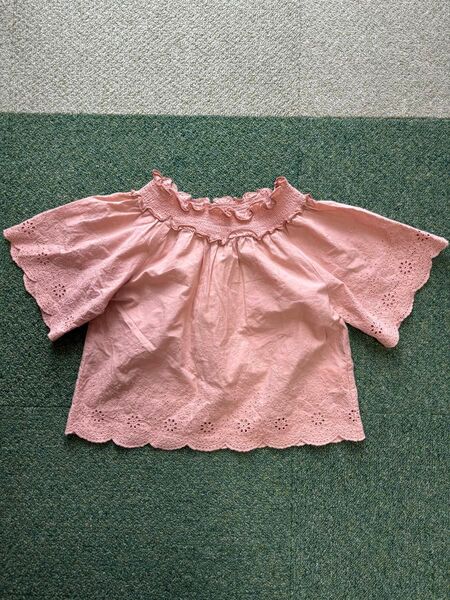 petit main お花 カットソー Tシャツ ブラウス 100サイズ
