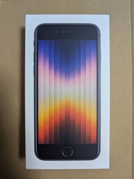 新品未開封 iphoneSE3 64GB ミッドナイト Midnight SE3 第3世代 Apple 黒 ブラック