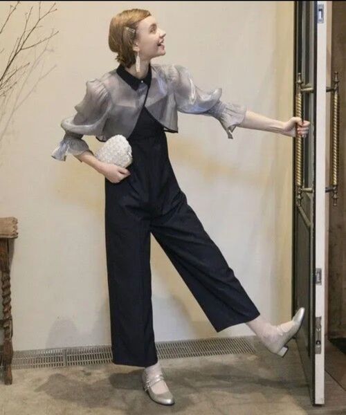 【新品】BONLECILL noir シアーボレロ&キャミソールパンツドレス 結婚式 パーティー オケージョン