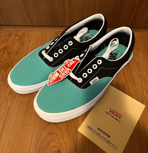 VANS ヴァンズ バンズ ERA エラ ターコイズ/ブラック 27.5cm