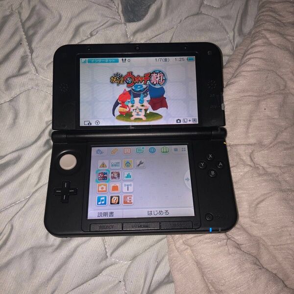 3dsll本体シルバー動作確認済み真打ソフト付き Nintendo 任天堂 3DS LL