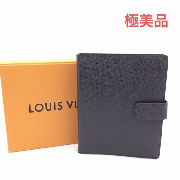 LOUIS VUITTON ルイヴィトン タイガ 黒 ノワール ブラック 手帳カバー アジェンダGM メンズ R20232