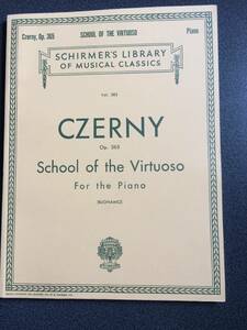 !!CZERNY School of the Virtuoso, Op. 365: Piano Technique/ piano .. che ru knee!!