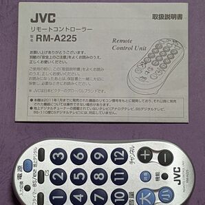 JVC リモートコントローラー RM-A225