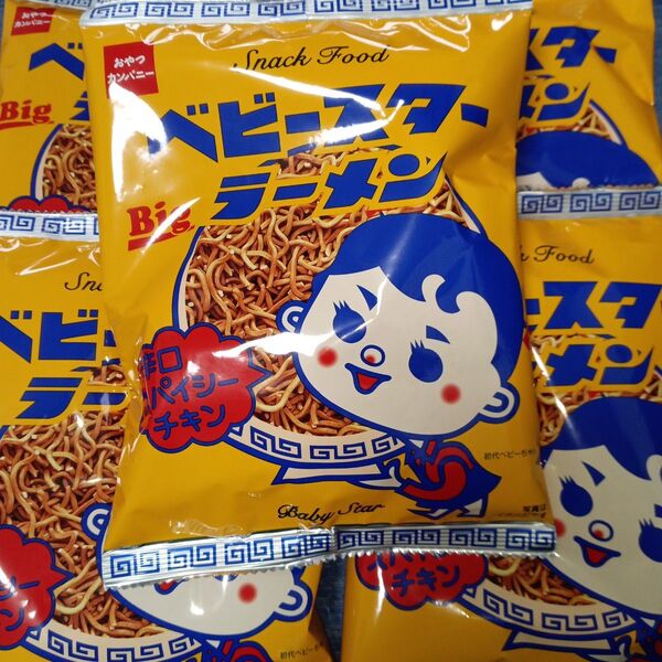 ベビースターラーメンBig 辛口スパイシーチキン味 65g×5袋
