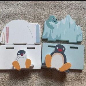 ピングー ピンガー ウッドオブジェ ディスプレイ ペンギン 木製
