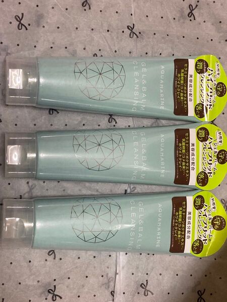 アクアマリン ジェル&バーム クレンジング 3本セット セラミド ツボクサ 乳酸桿菌 ホワイトクレイ 保湿 整肌