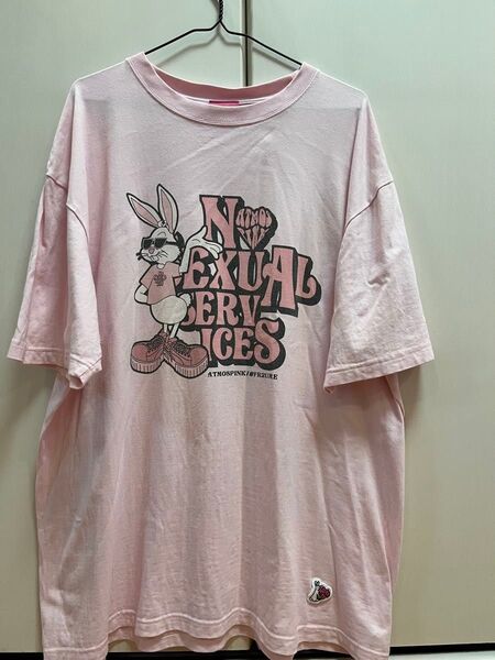 atmos pink × FR2 コラボTシャツ ピンク